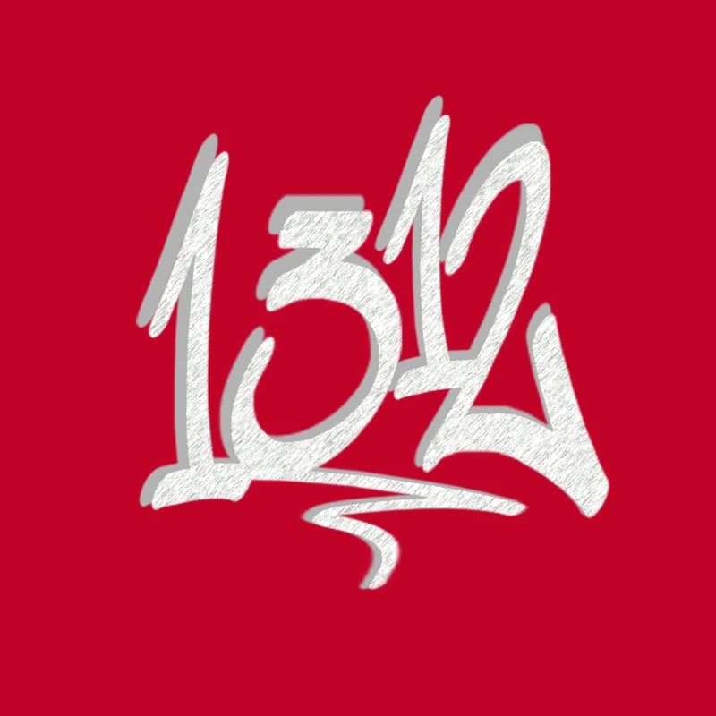 1312 Grey Graffiti Tag