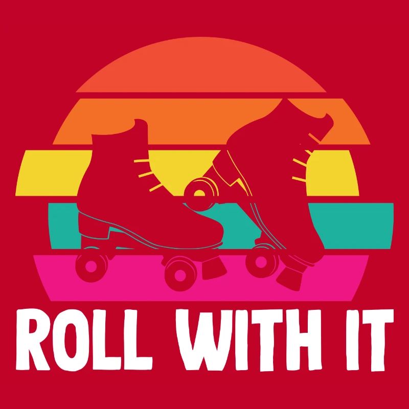 Roller Skating Roller Skate Retro 70er 80er