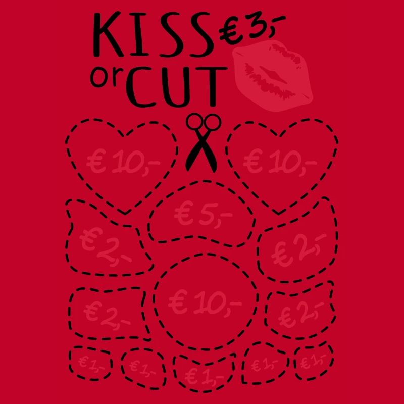 Junggesellenabschied Küssen oder Ausschneiden