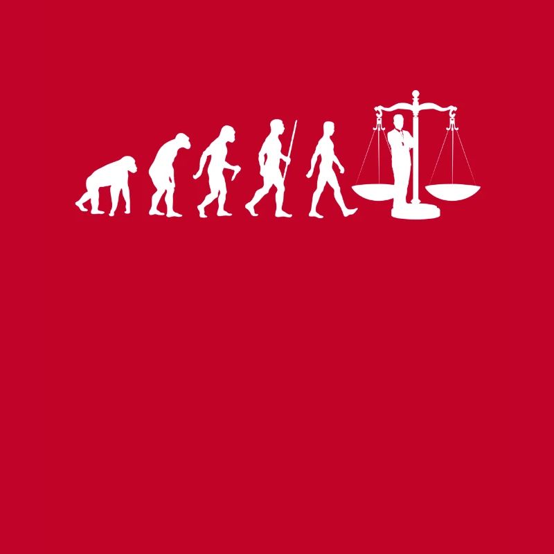 Anwalt Evolution Anwältin Geschenk