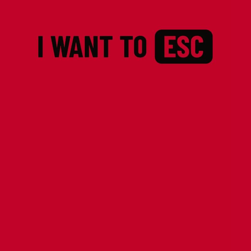 I want to ESC - Computer Scientist, Developer Gift