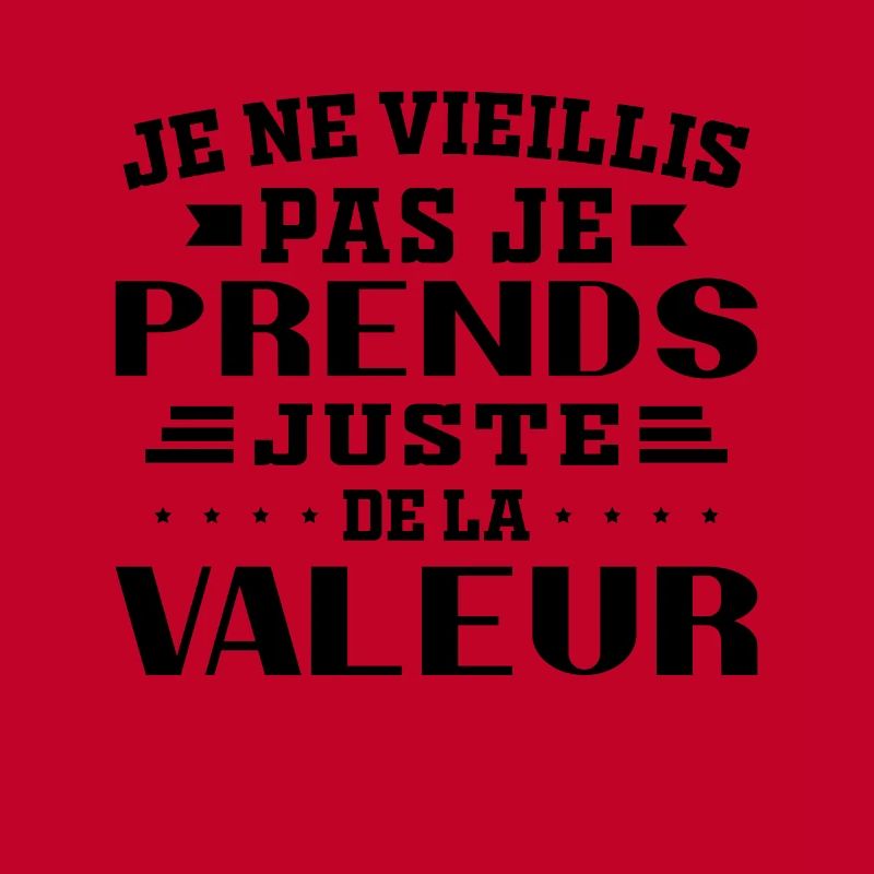 I'm not getting old, I'm just increasing in value