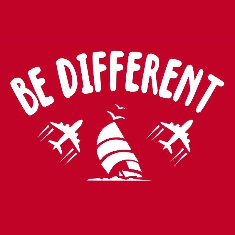 Sei anders Segel oder Fliege