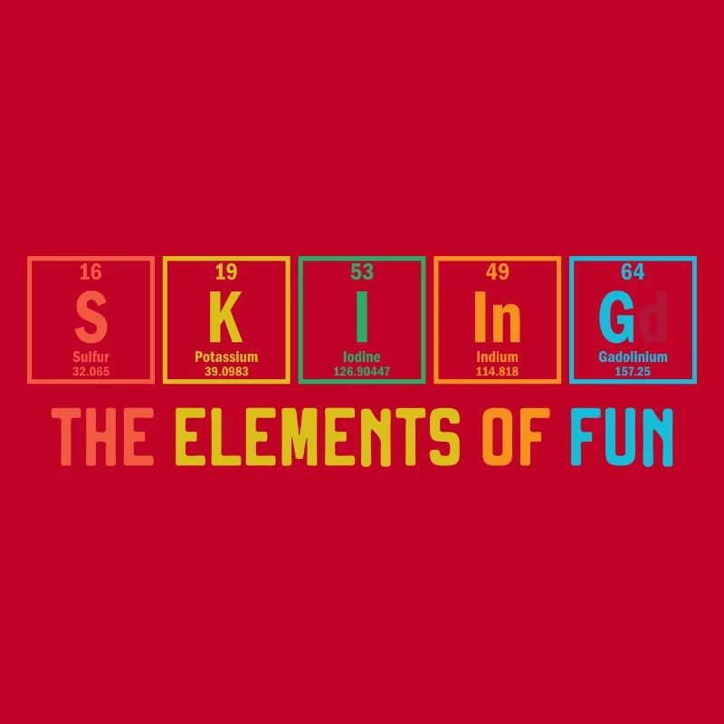 Skiing The Elements of Fun Periodic Table Ski