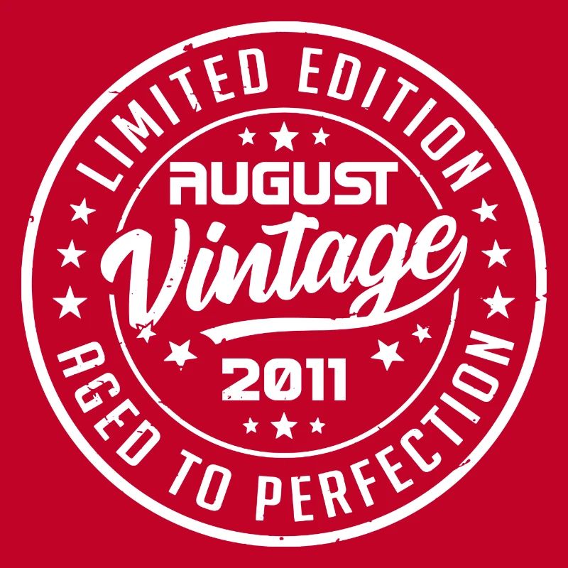 August 2011 Vintage Geburtstagsgeschenk 2011 August