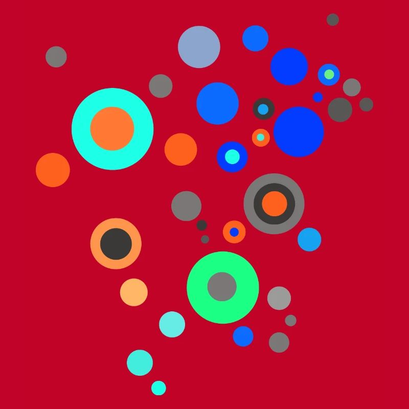 Scifi Points Pattern Design