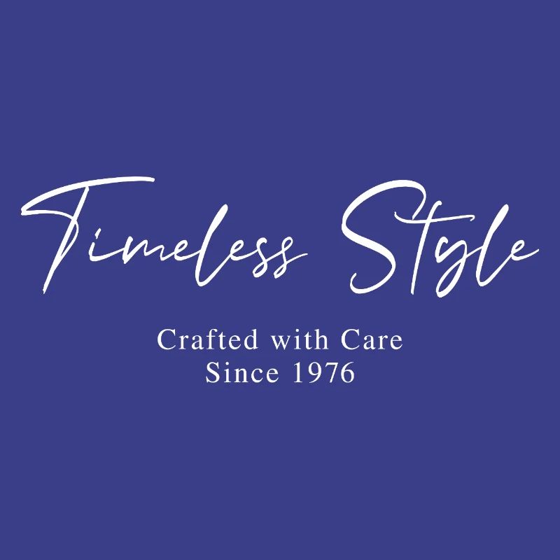 Timeless style since 1976 Script Typography