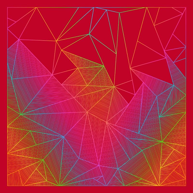 Rainbow Abstract Lines