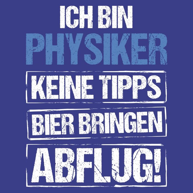 I'm a physicist - bring beer and take off