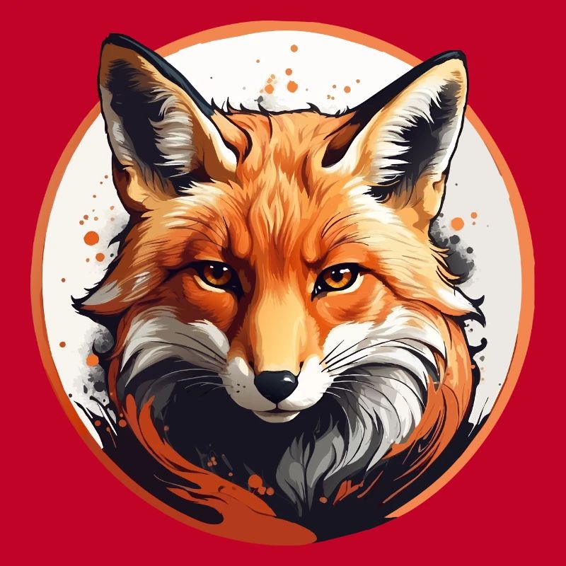 Portrait de renard roux