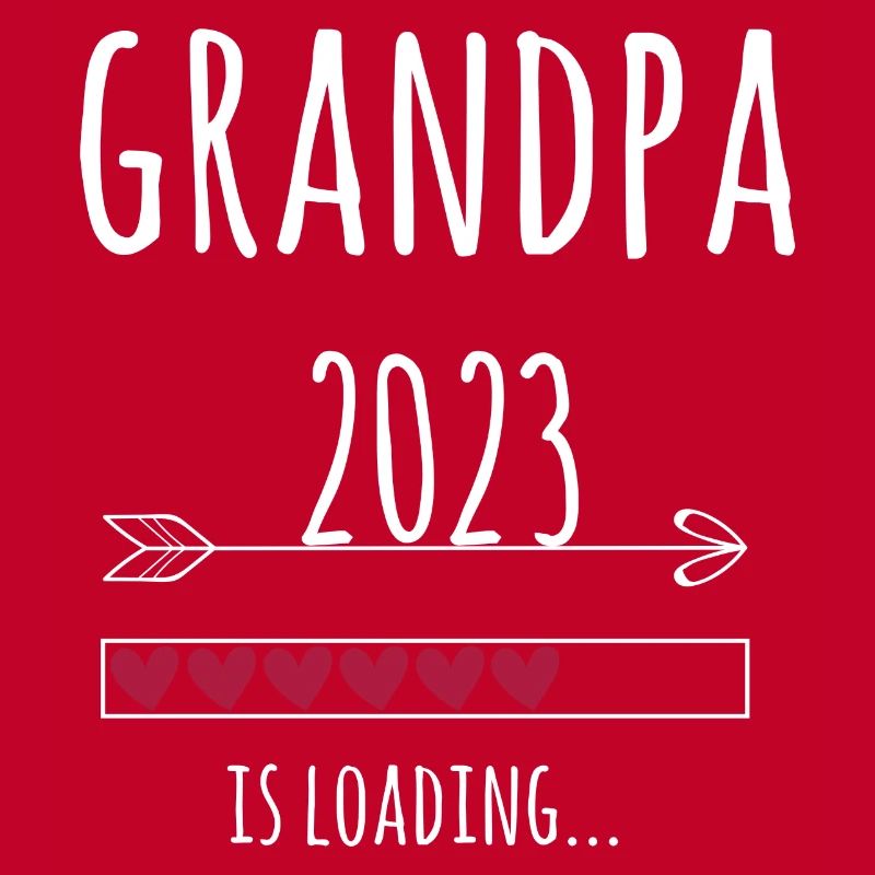 werdender Opa 2023 wird geladen Großvater
