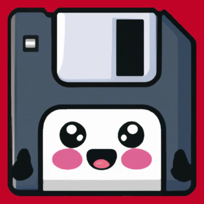 Floppy disk! Nostalgic technology!