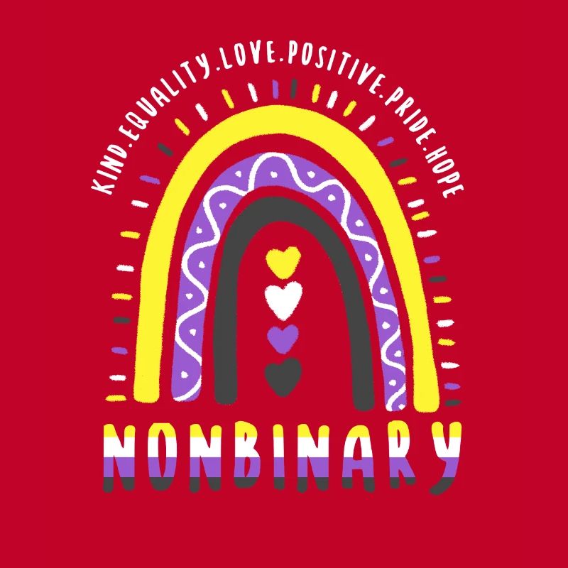 Nonbinary Boho Rainbow