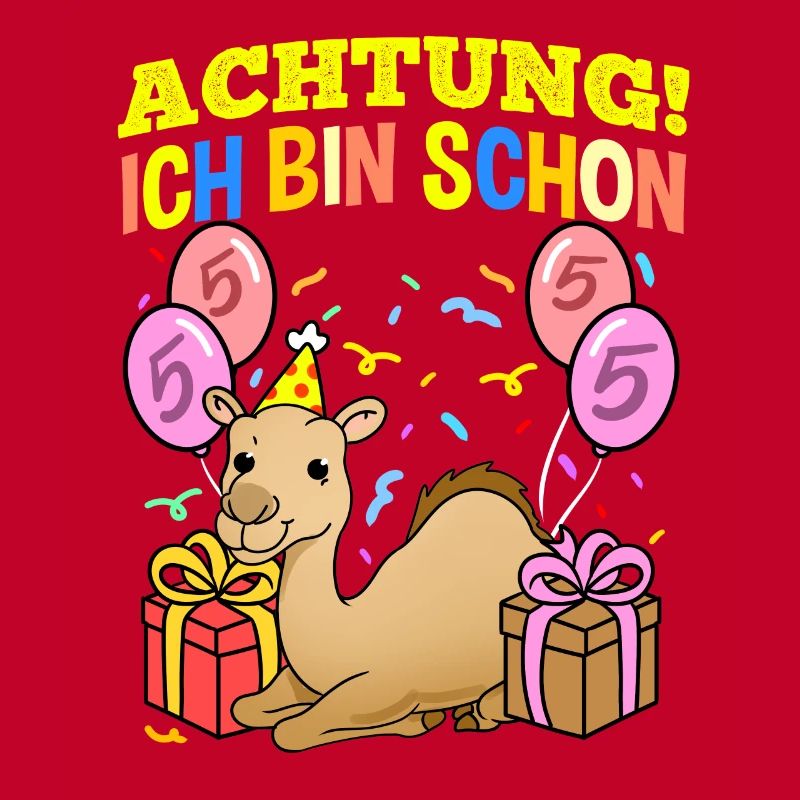 Achtung Ich Bin Schon 5 Geburtstag Dromedar