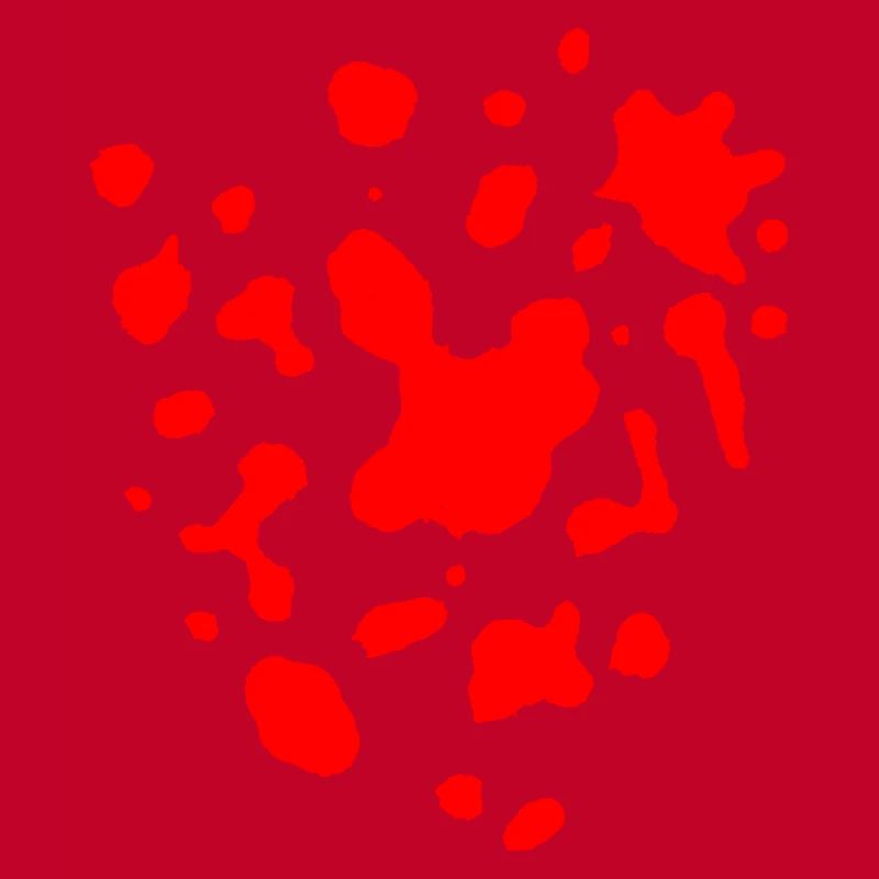 Drop stain pattern