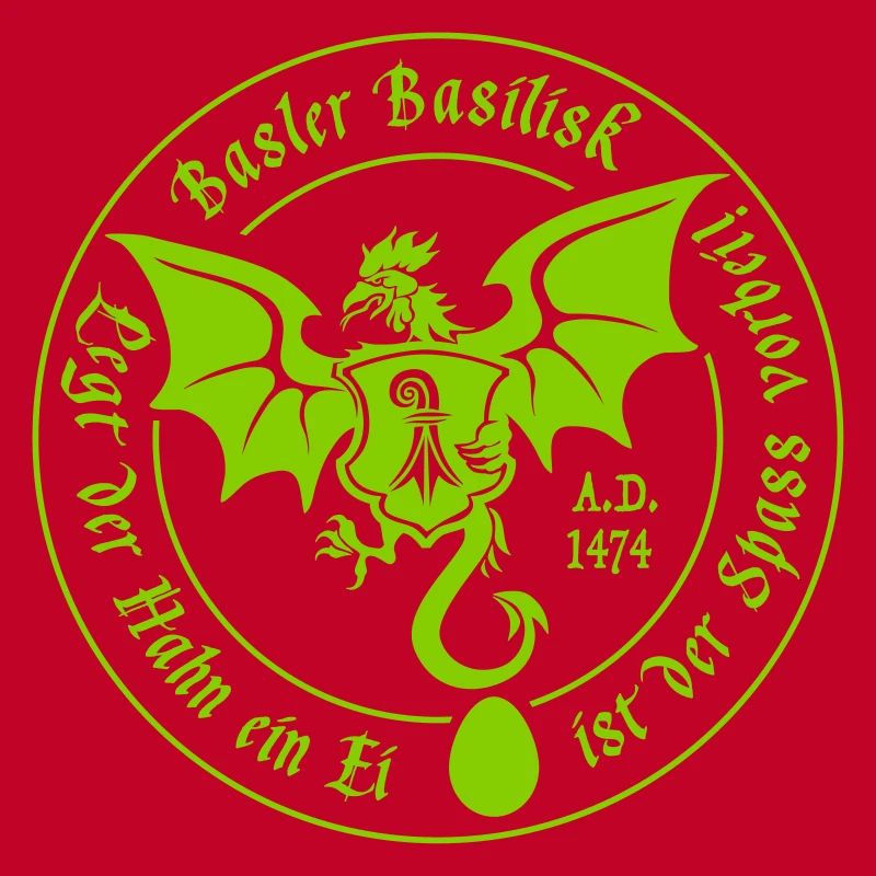 Basilisk von Basel (dunkle Variante)