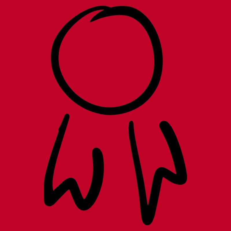 Badge carré / Modèle de commande. Griffonner.