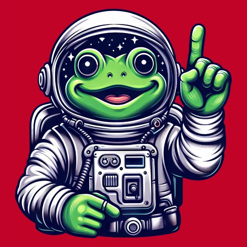 Astronaut Frog Toad Space Cosmonaut