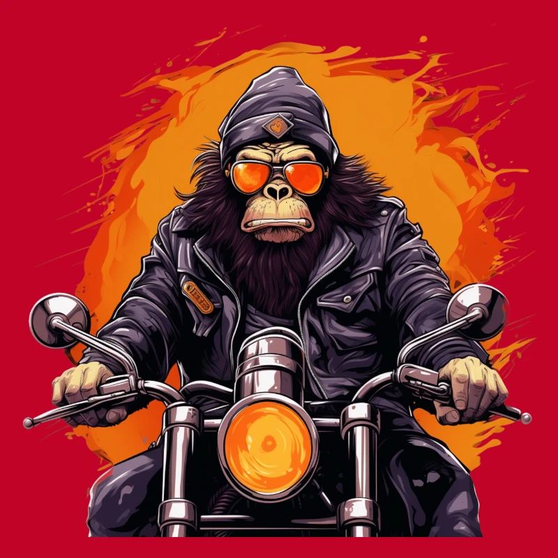 Gorilla Biker