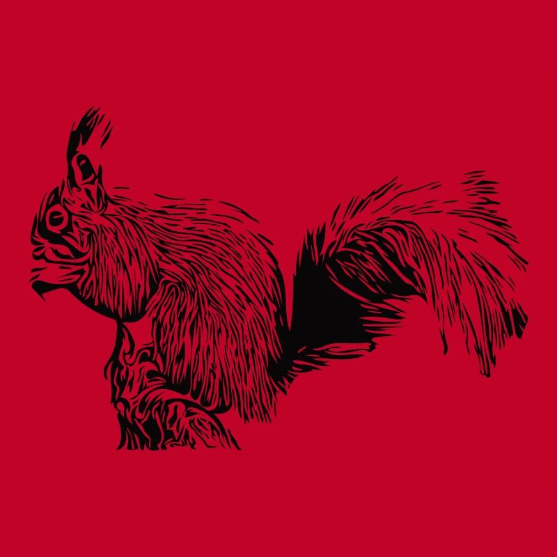 Drolliges Eichhörnchen