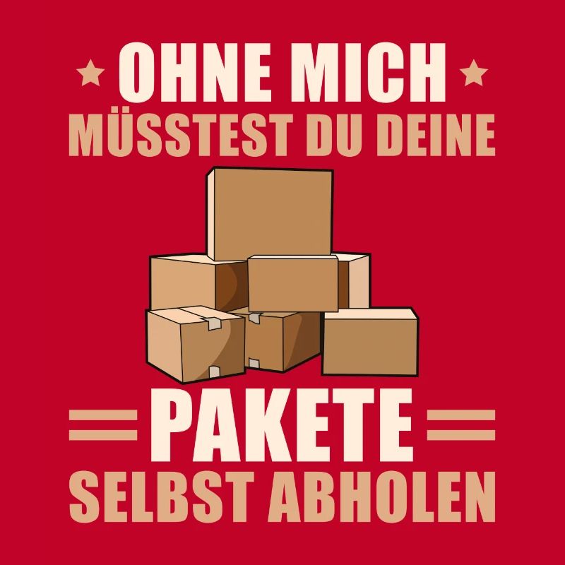 Postbote Paketdienst Paketbote Geschenkidee
