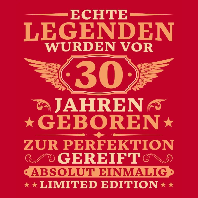 30. Geburtstag Absolut Einmalig seit 30 Jahren