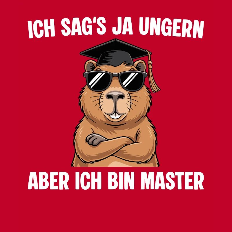 Master Abschluss - Cooles Cabybara Studium