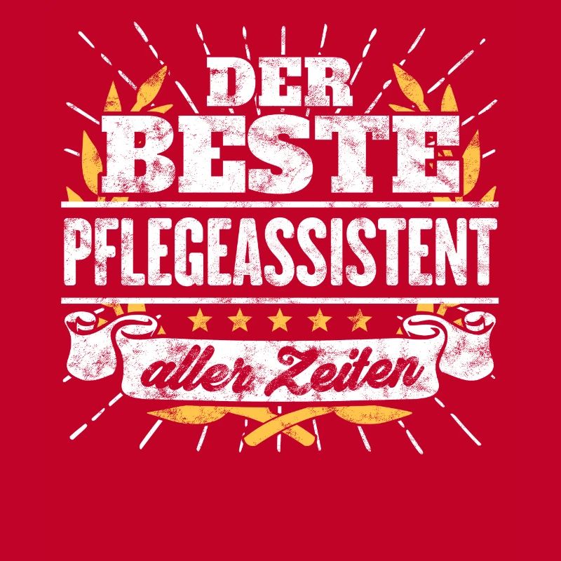 Bester Pflegeassistent Spruch Geschenk Shirt