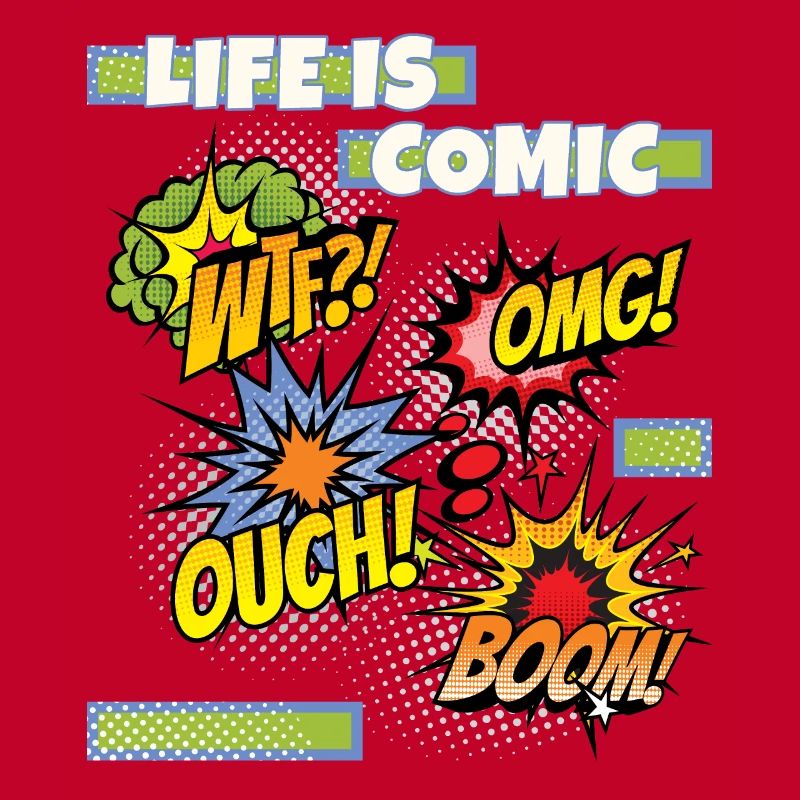 Comic, Comic-Strips, lustiger Spruch Comicstyle