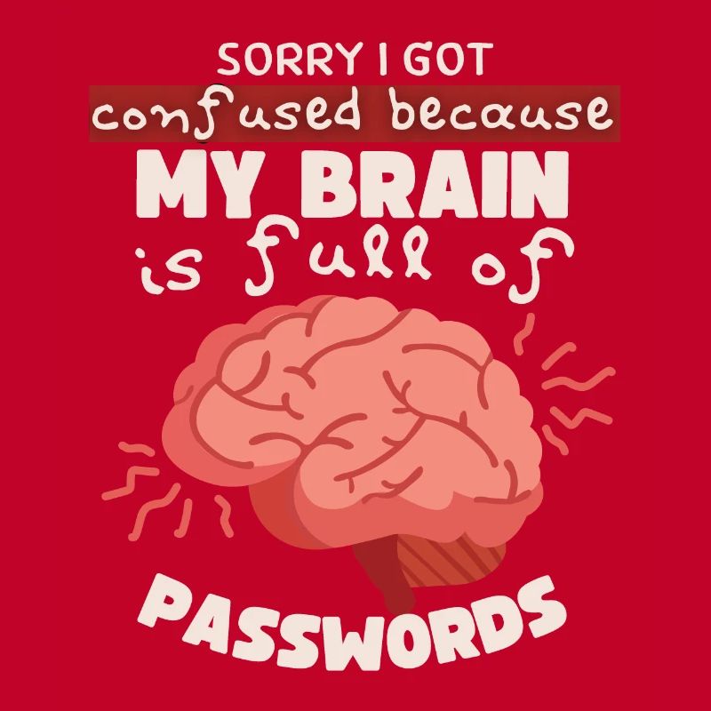 Passwords Forgot Password Computer Nerd Saying