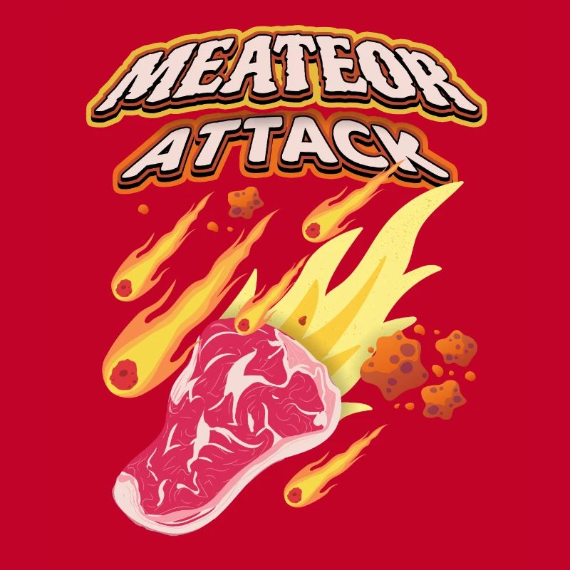 Steak, Fleisch, lustiger Spruch