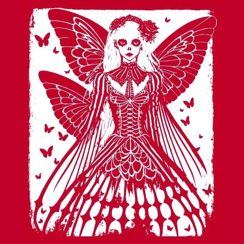 Fairycore Esthétique Squelette Fée Goth Gothique G