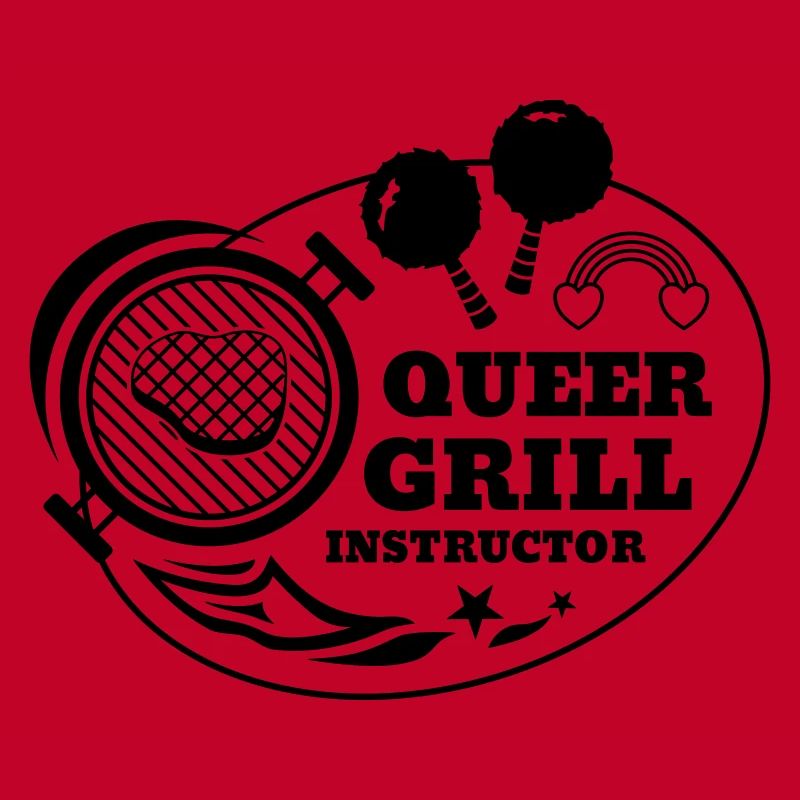 Queer Grill Instructor BBQ Geschenkidee