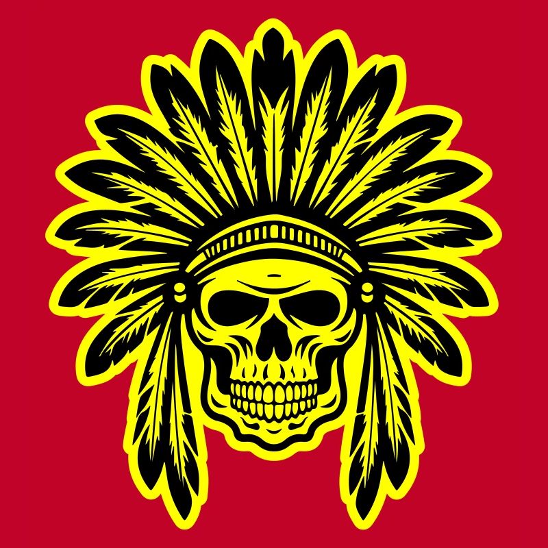 Crâne de chef indien apache
