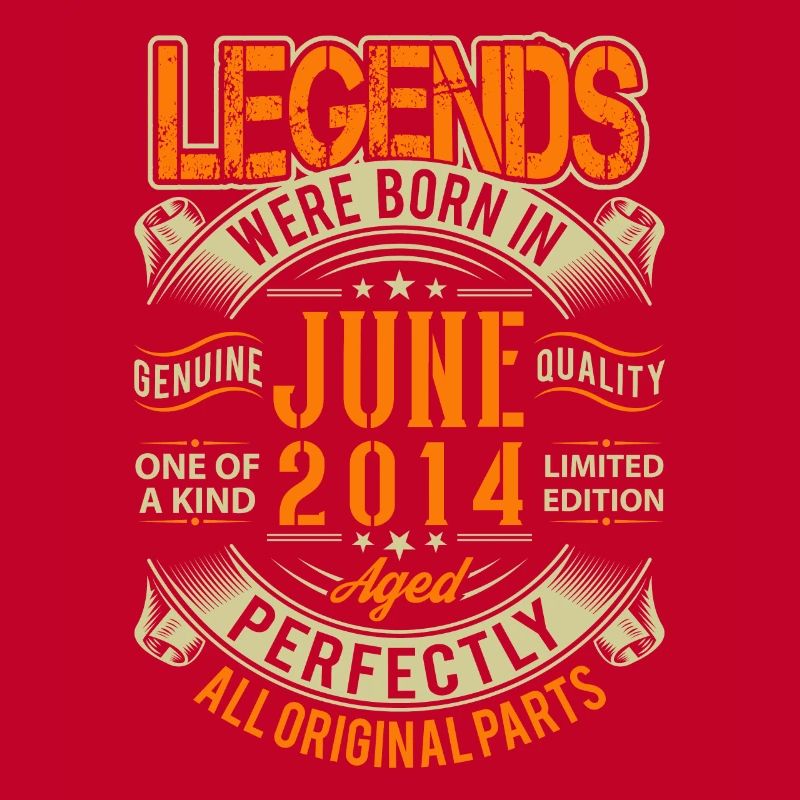 2014 Juni Geburtstag Legende