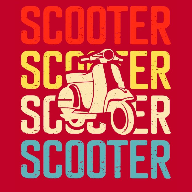 Roller Rollerfahrer Motorroller