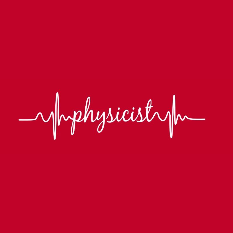 Heartbeat ECG Physicist Physicist Physics Gift
