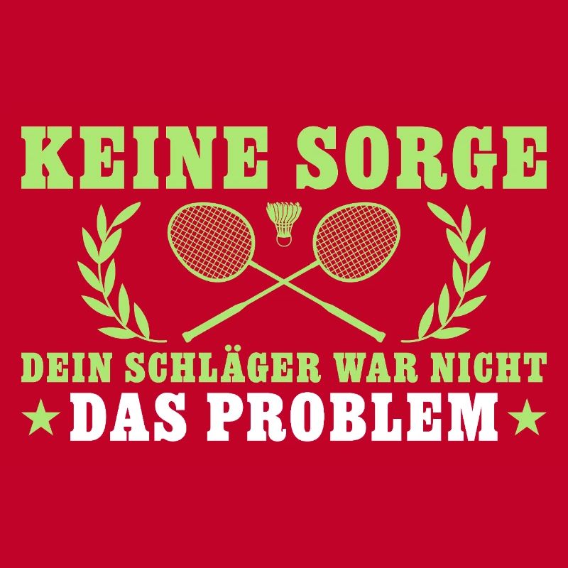 Badminton Schläger war nicht das Problem