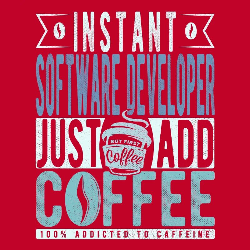 Software Developer Coffee Saying