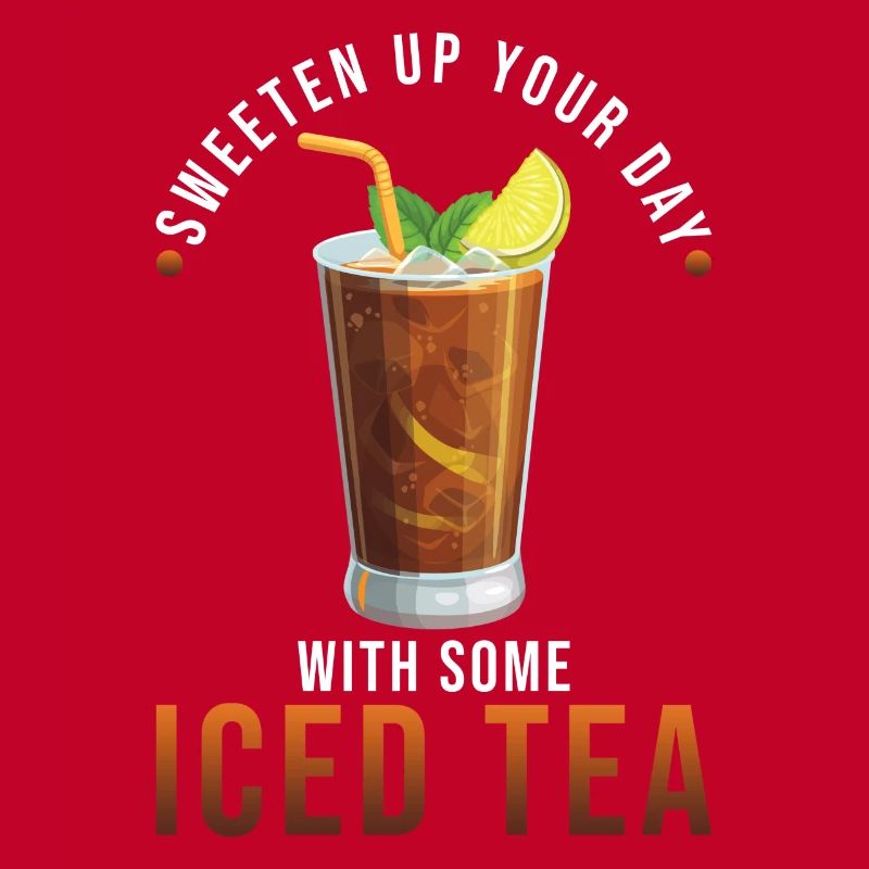 Iced Tea Drink Design Keep Calm and Iced Tea