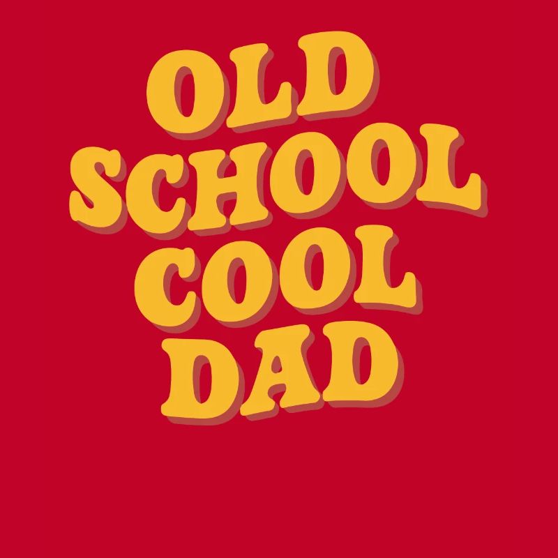 Conception rétro de papa cool de la vieille école