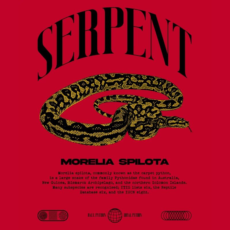 Teppich Python Modern Reptile Keeper Streetwear