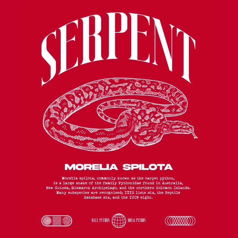 Teppich Python Modern Reptile Keeper Streetwear
