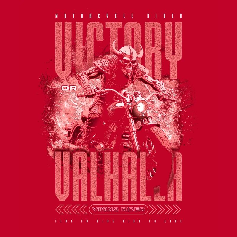 Motorrad Nordische Wikinger Sieg Oder Walhalla