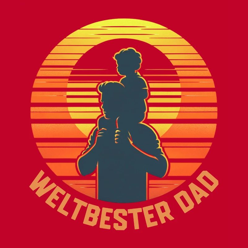 Weltbester Dad Retro Vatertagsgeschenk
