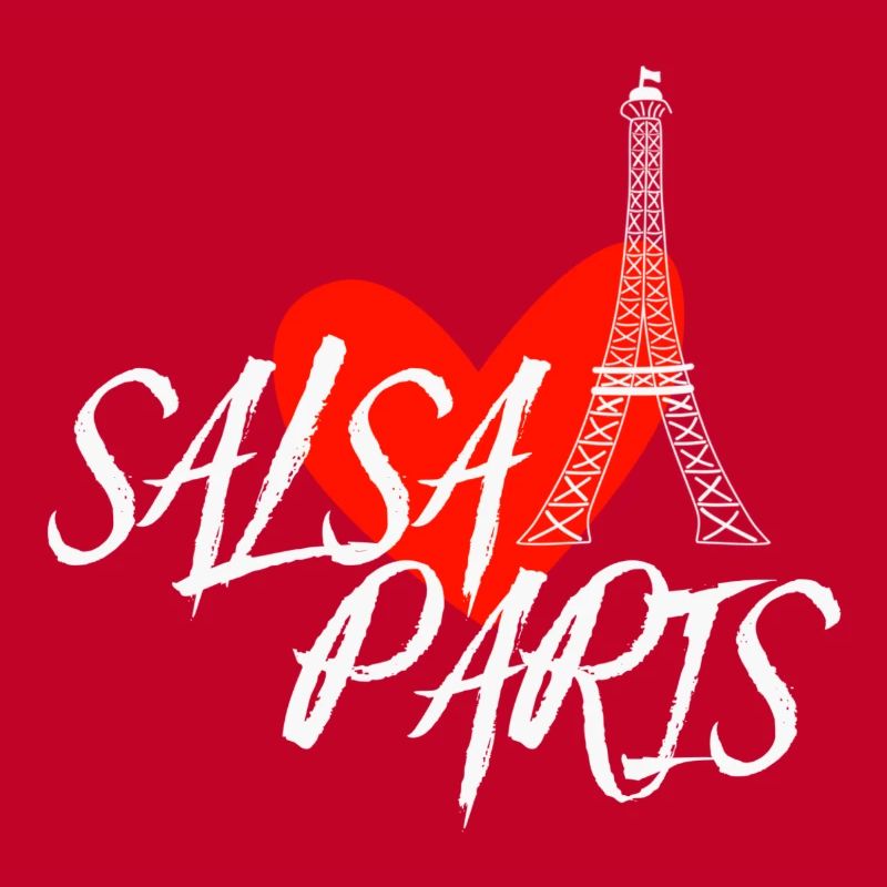 Salsa Paris white Danceshirt
