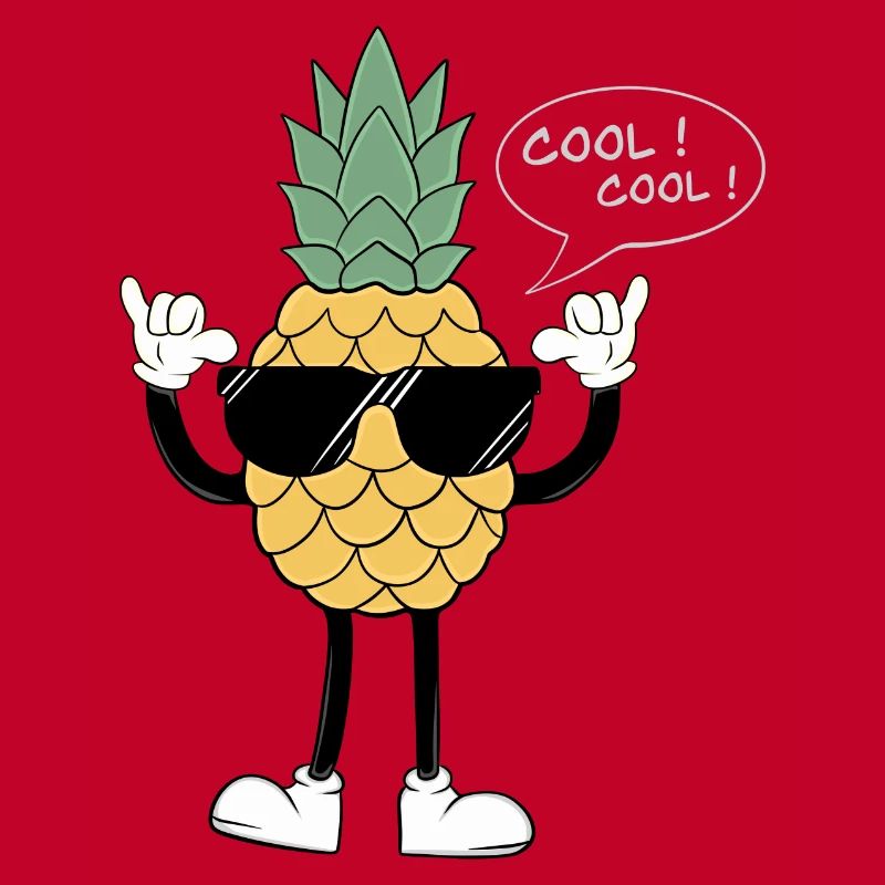 T-shirt Pineapple Cool logo