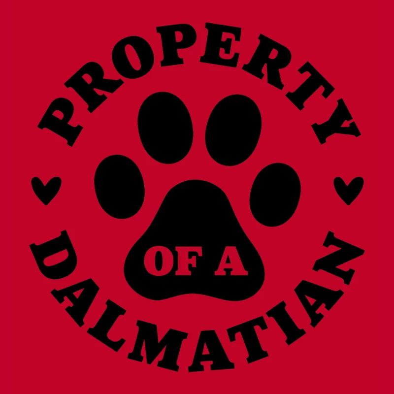 Eigentum eines Dalmatiners