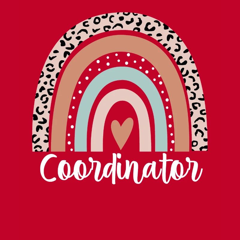 Coordinateur Rainbow Leopard Funny Coordinateur