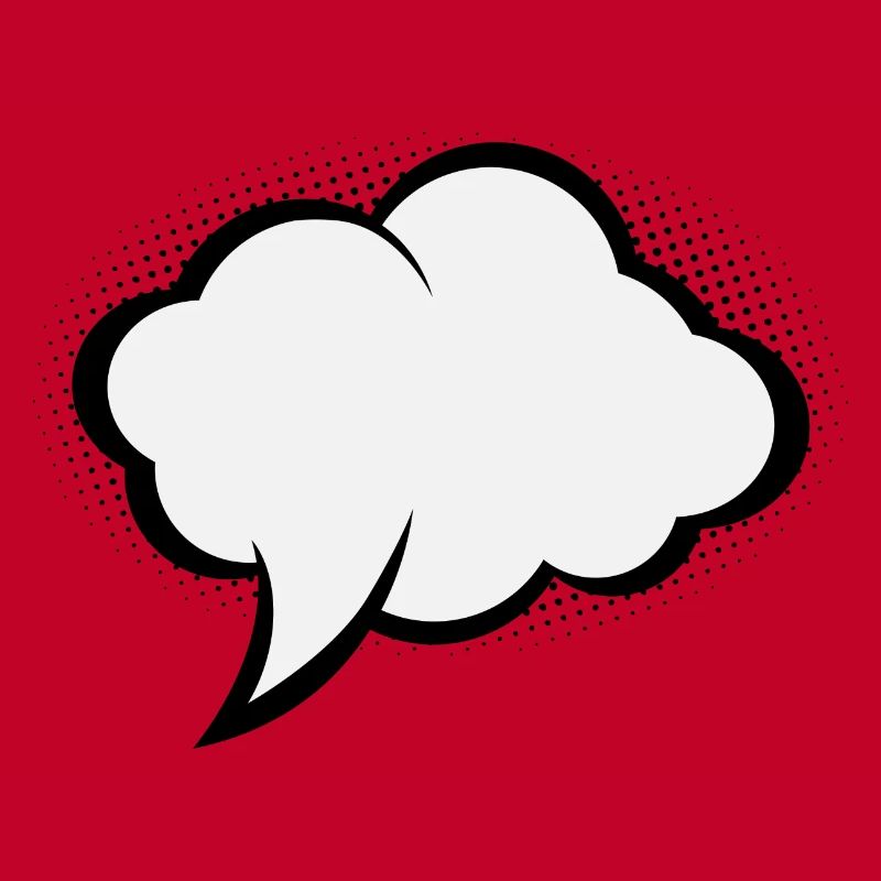 Comic speech bubble
